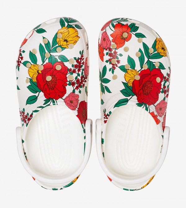 classic floral crocs