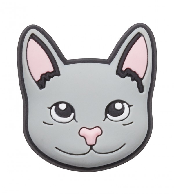 Crocs Grey Cat Jibbitz Crocs