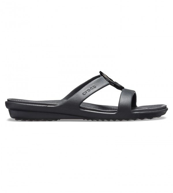 Crocs sanrah metal block sandal on sale