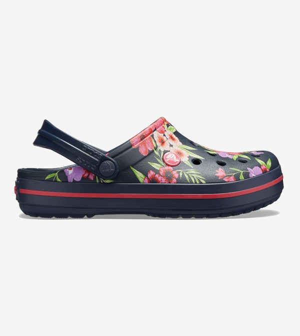 Crocs tropical floral navy new arrivals