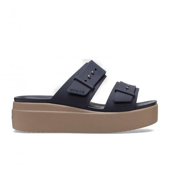 Crocs | Women's Brooklyn Buckle Low Wedge | Crocs