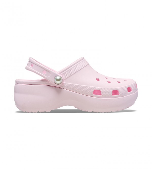 classic platform pearl clog