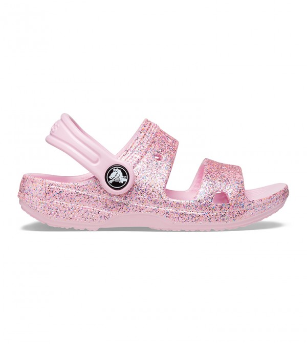 Toddlers' Classic Crocs Glitter Sandals