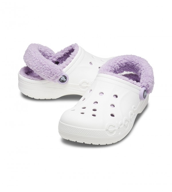 Crocs Baya Lined Fuzz Strap Clog Crocs