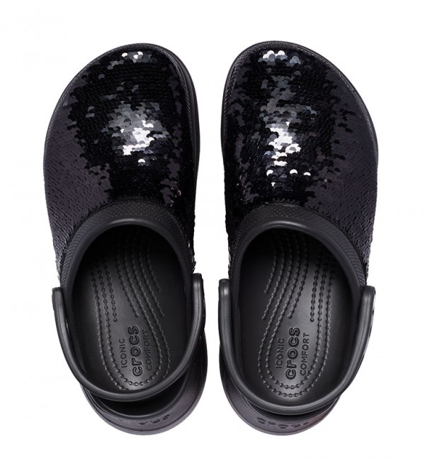 crocs bae sequin clog