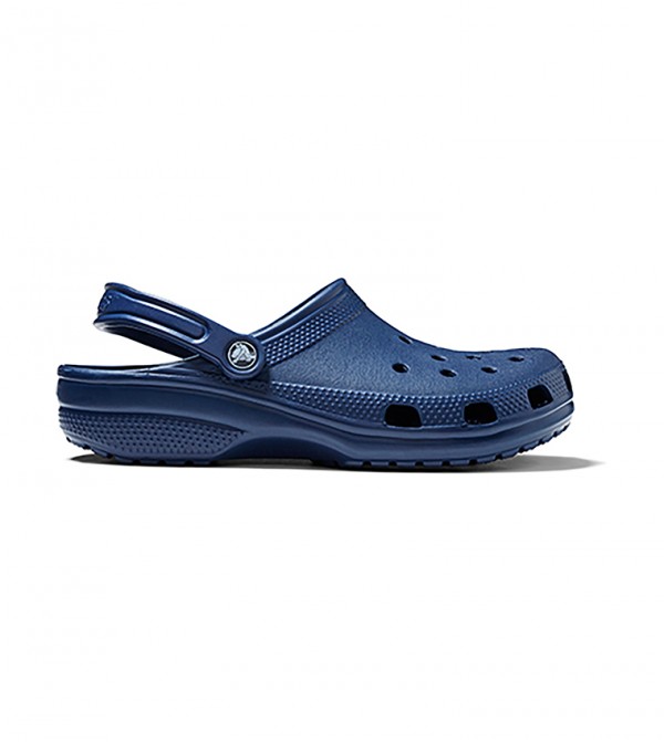 Navy clog sandals shop