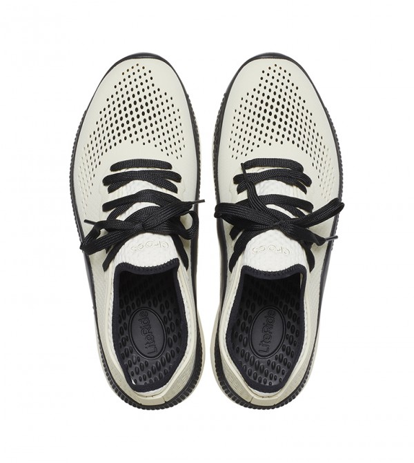 まるとみ Crocs 206715 LiteRide 360 Pacer Mens Size 8 White Rubber