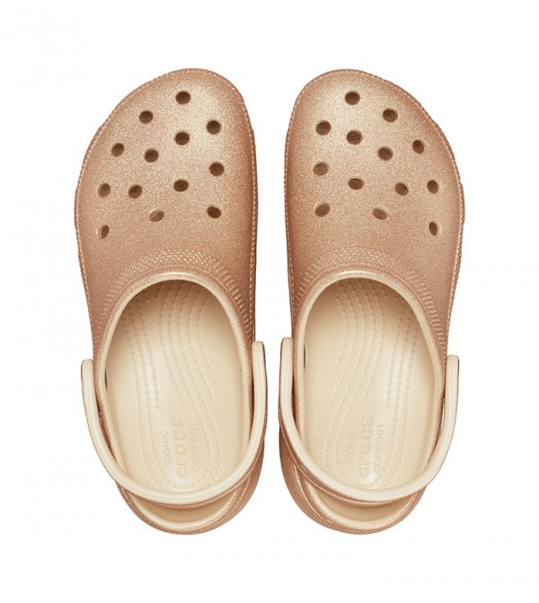 Crocs | Classic Platform Glitter Clog | Crocs