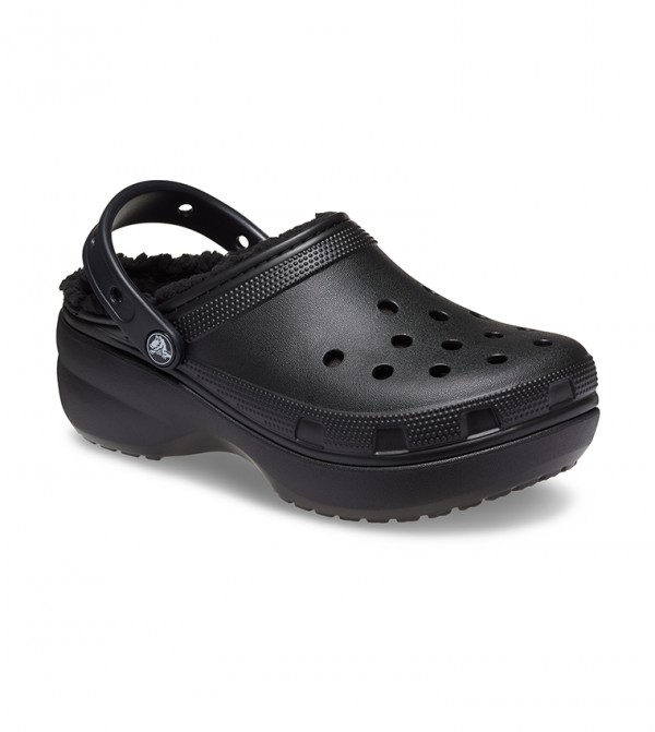 ★CROCS★ Classic Platform Lined Clog Women's Black 20793800 Amazon.com | Crocs Women Classic Platform Lined Clogs, Black