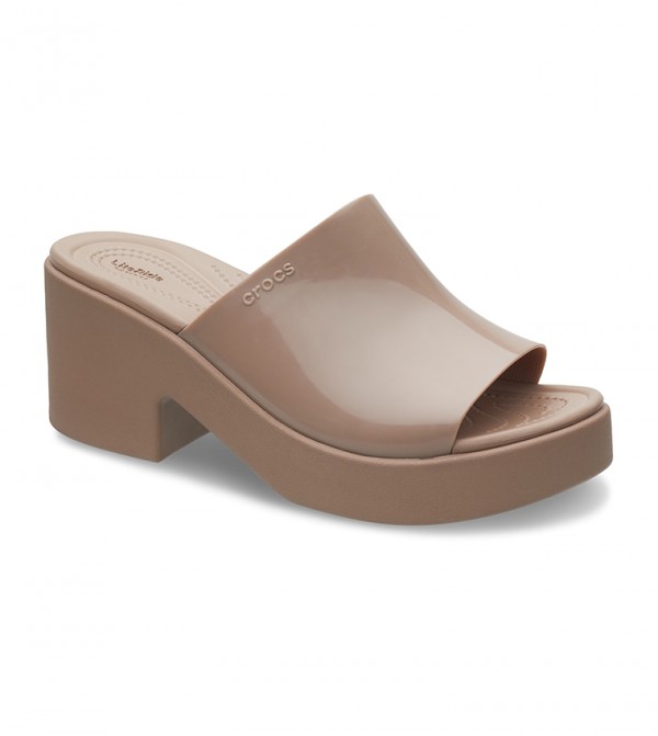 Crocs | Brooklyn Slide High Shine Heel | Crocs