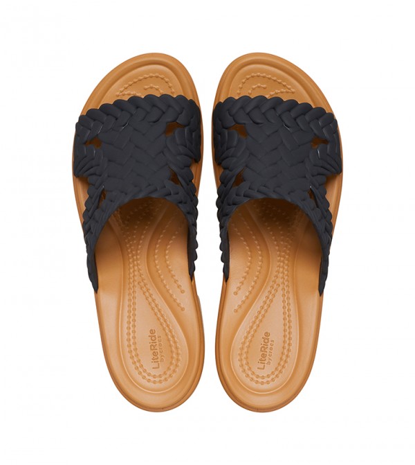 Crocs Brooklyn Woven Slide Heel ブラック　24 Women's Crocs Brooklyn Slide Heel | Zappos.com