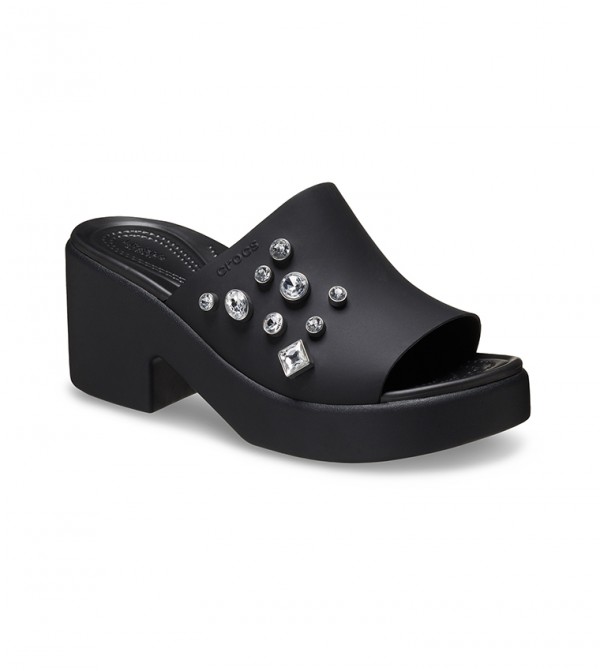 【新品】クロックス crocs brooklyn slide heel W7 クロックス公式】ブルックリン スライド ヒール｜レディース