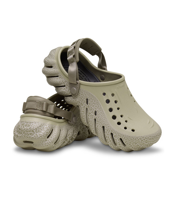 Crocs Echo Crackle Clog Unisex Sand Beige M4 W6 211630-0LJ display picture 2