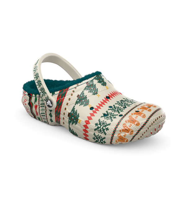 Crocs | Classic Lined Fair Isle Clog | Crocs