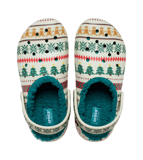 Crocs | Classic Lined Fair Isle Clog | Crocs display picture 1